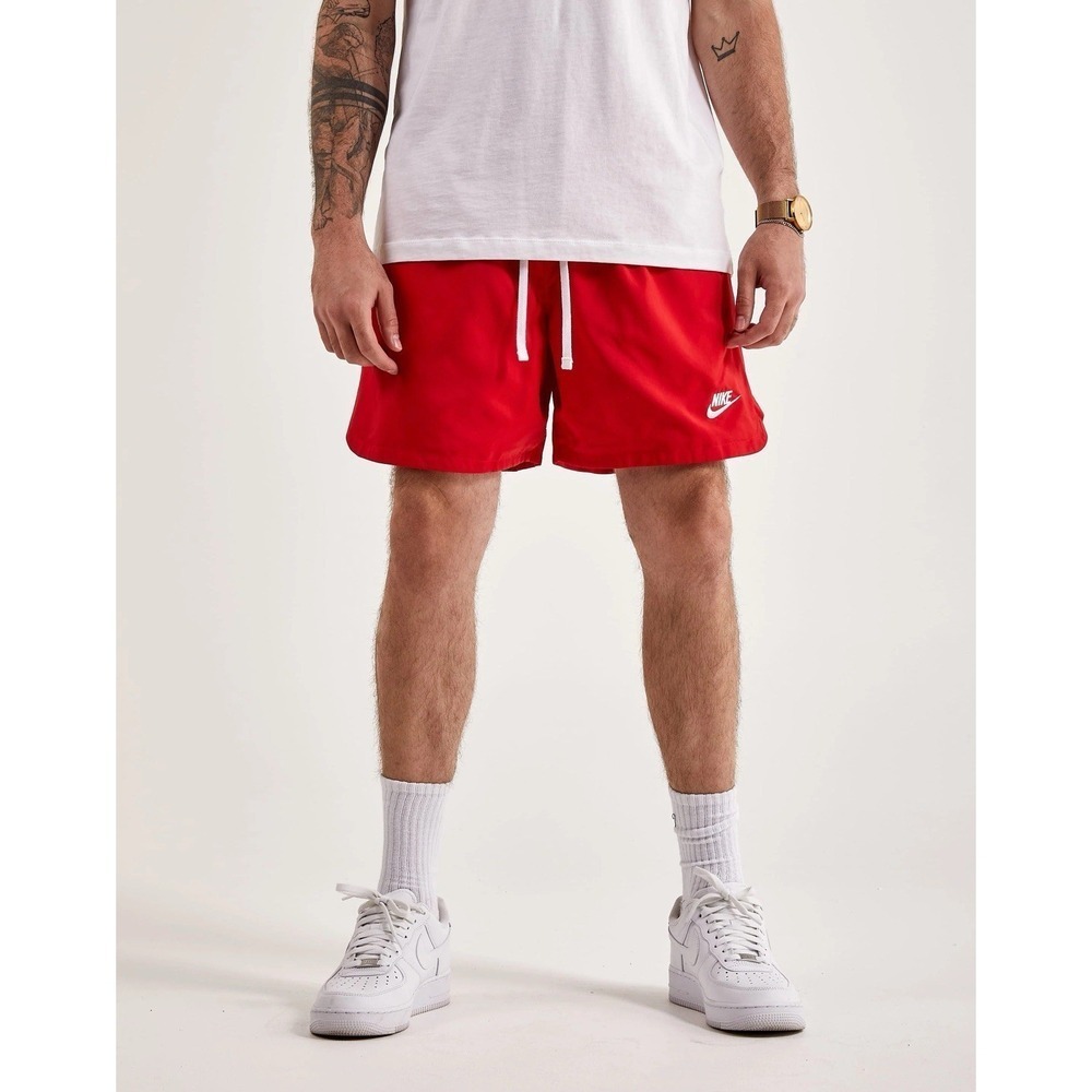 NIKE Sportswear Club Woven Lined Flow Shorts Red Men's Sz 2XL *NEW* DM6829-657